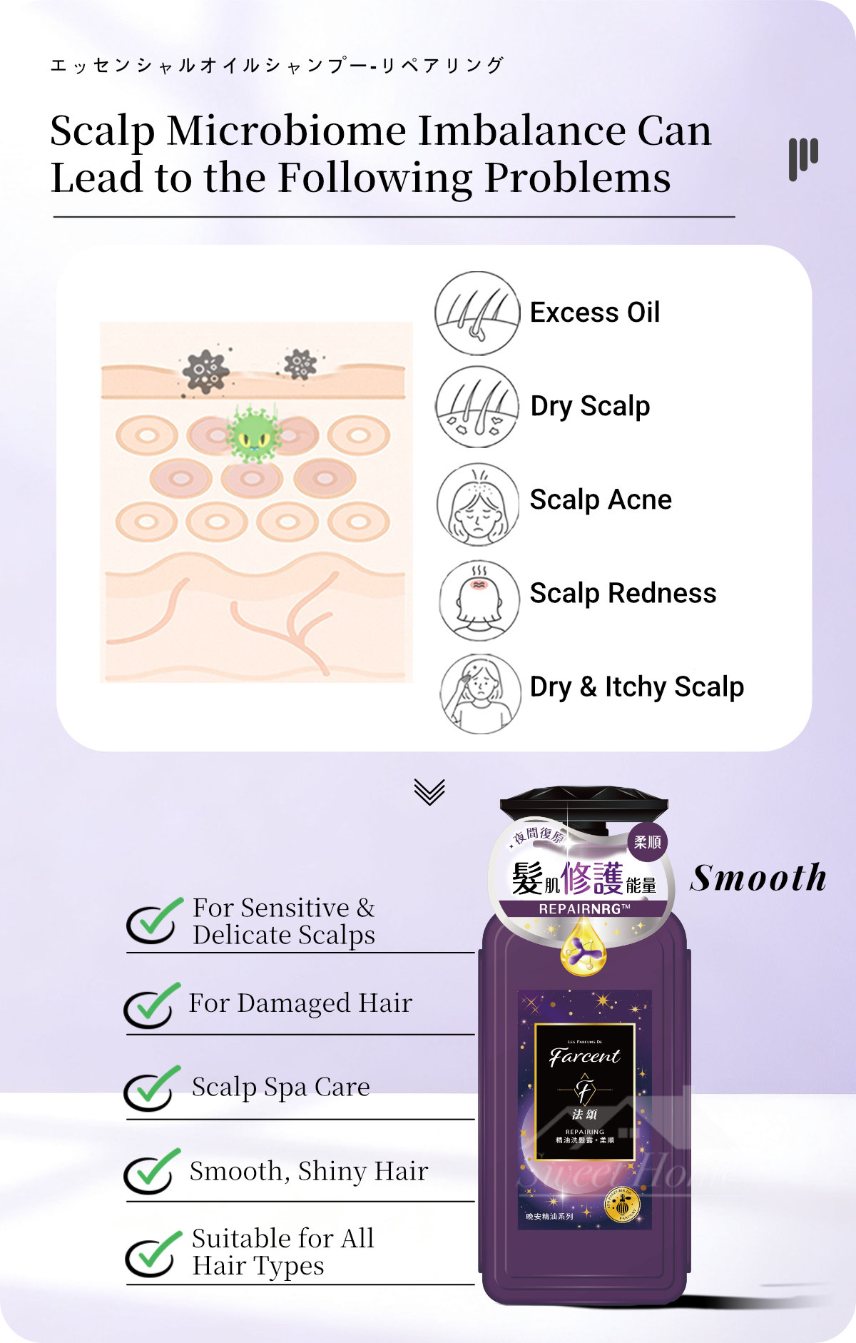 Farcent Essential Oil Shampoo-REPAIRNRG-2